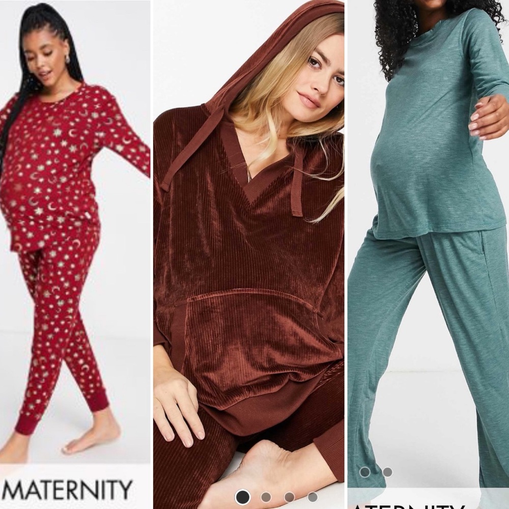 Bundle of 3 maternity lounge/pajama sets